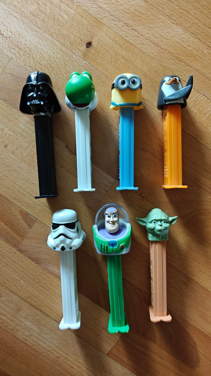 PEZ houder / dispenser 7 stuks, Verzamelen, Ophalen of Verzenden, Gebruikt