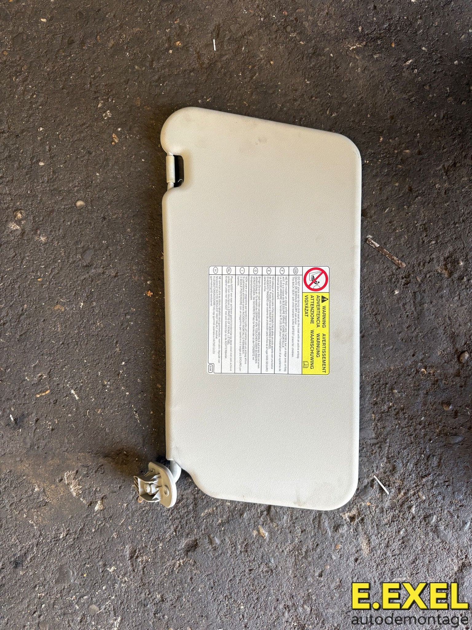 Zonneklep rechts Opel Agila B Suzuki Splash, Gebruikt, -, Opel, Ophalen of Verzenden