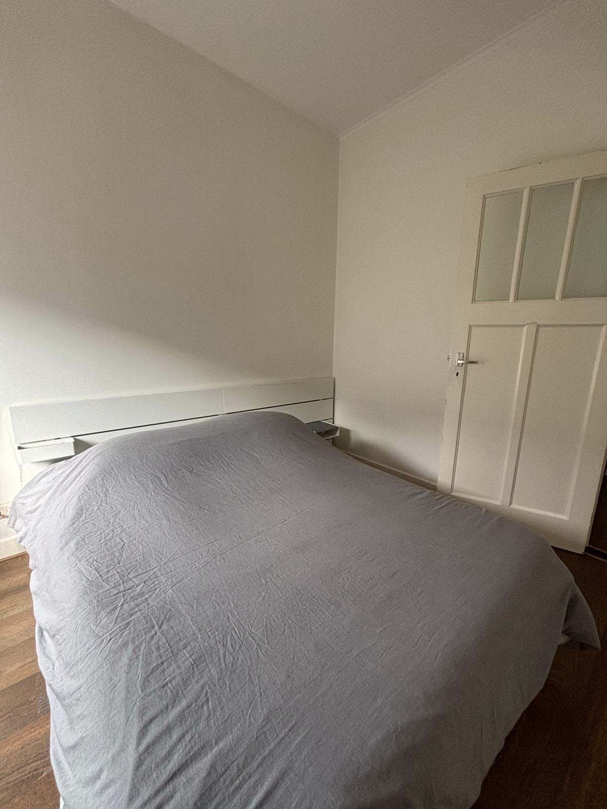 IKEA NORDLI Bed met opbergruimte, hoofdeinde en matras, Huis en Inrichting, Slaapkamer | Bedden, Ophalen, Wit, Tweepersoons, 140 cm