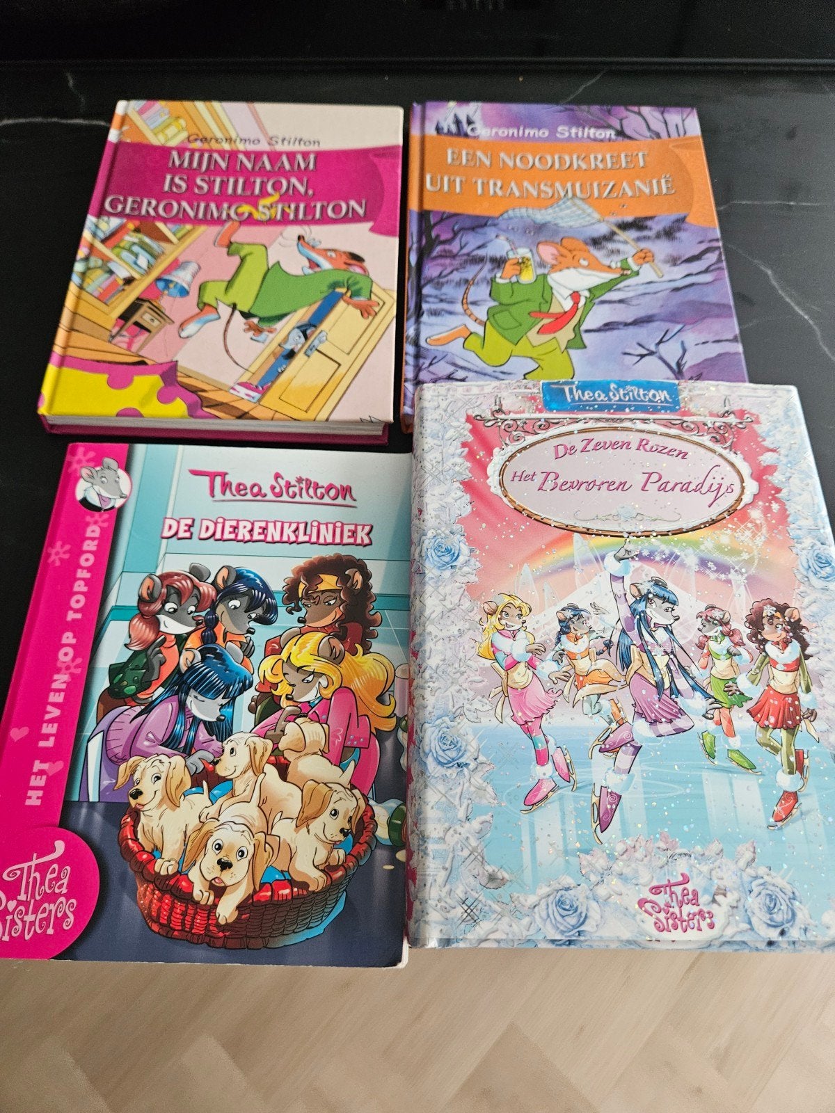 Geronimo stilton boeken 4 stuks, Ophalen, Boek of Gids
