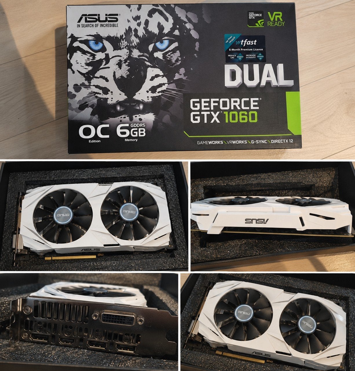 ASUS Dual GeForce GTX 1060 OC 6GB GDDR5 Videokaart, Computers en Software, PCI-Express 3, HDMI, Ophalen of Verzenden, Nvidia