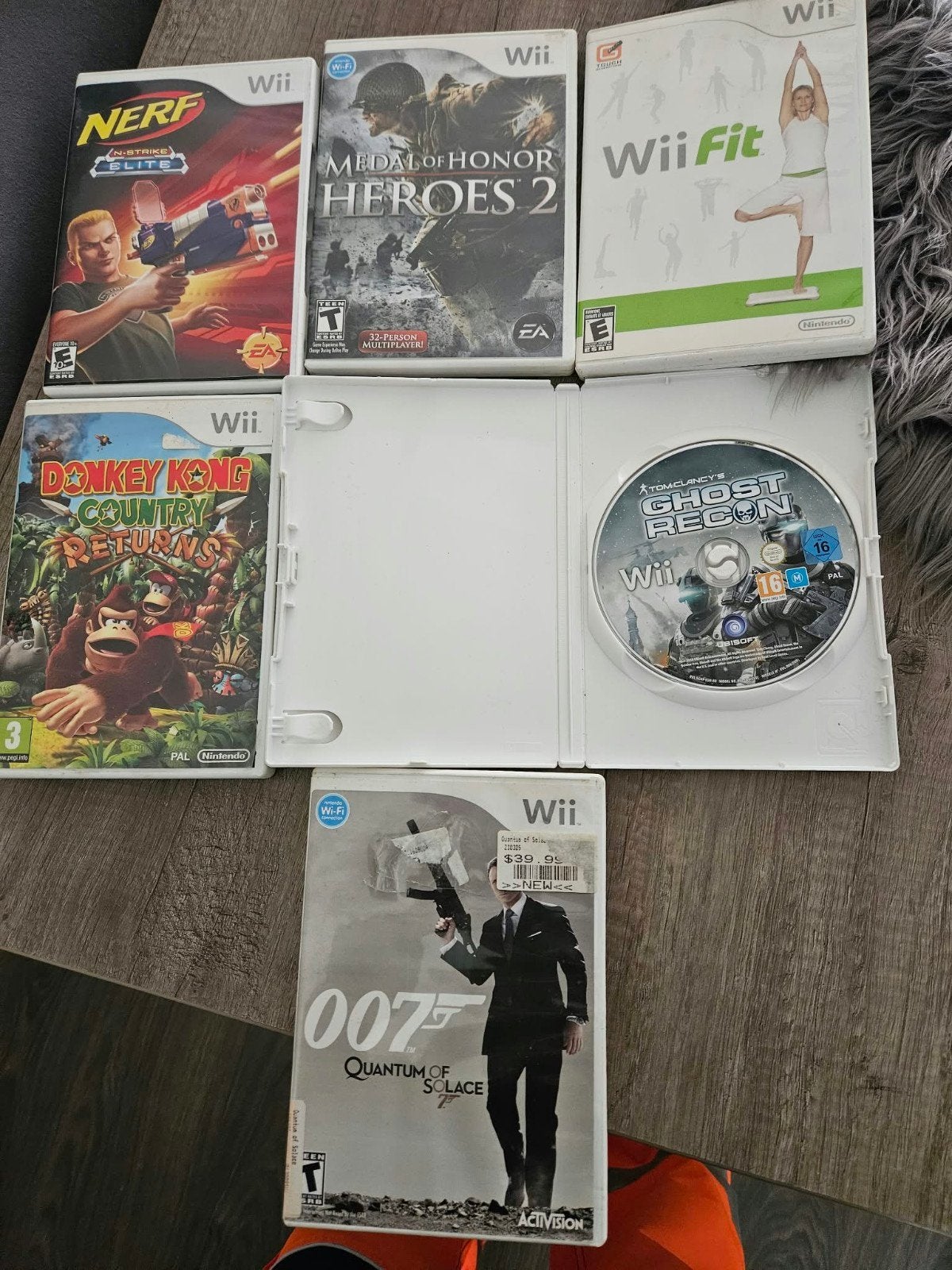 Wii Games: Nerf, Medal of Honor, Donkey Kong, 007, Wii Fit, Avontuur en Actie, Gebruikt, Ophalen of Verzenden, Eén computer