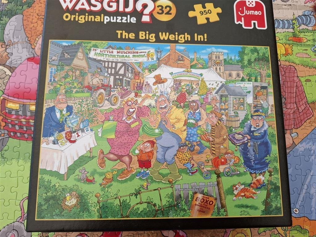 1119801897 Wasgij nr 32, The Big Weigh In, 950 stukjes, Ophalen of Verzenden, 500 t/m 1500 stukjes, Zo goed als nieuw, Legpuzzel
