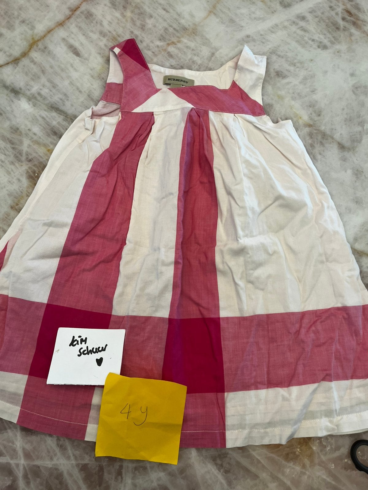 Lief jurkje Burberry 4 jaar, Ophalen of Verzenden, Zo goed als nieuw, Meisje, Jurk of Rok