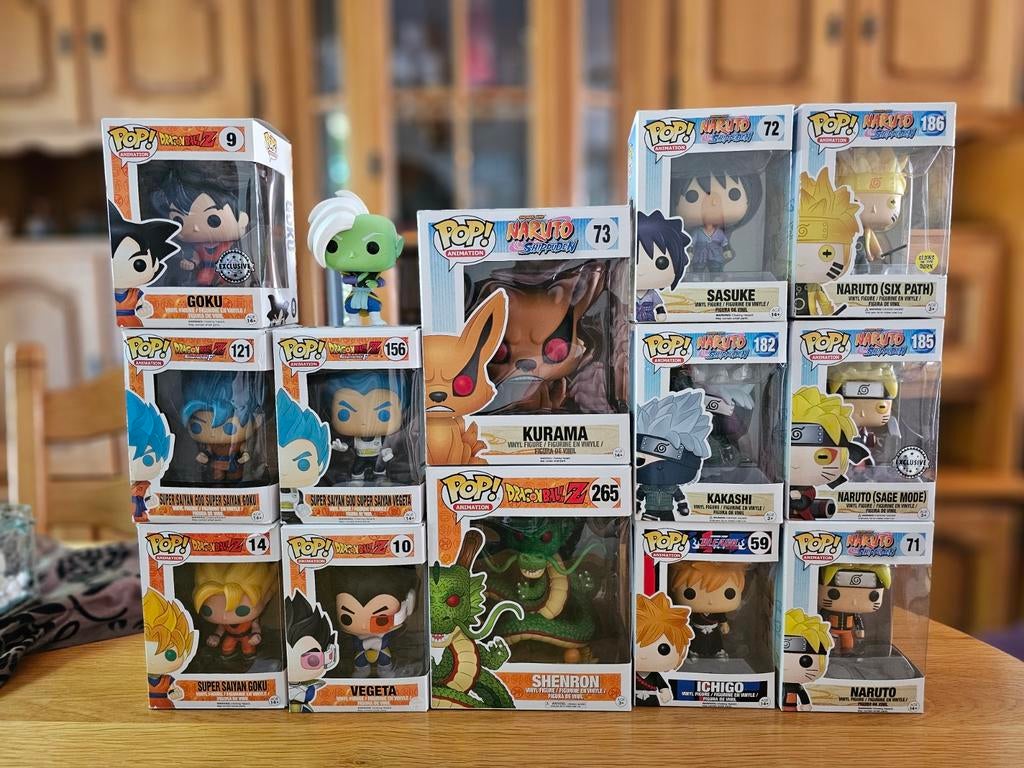 Funko Pop collectie (Dragon Ball Z / Naruto / Bleach), Verzamelen, Ophalen of Verzenden, Zo goed als nieuw