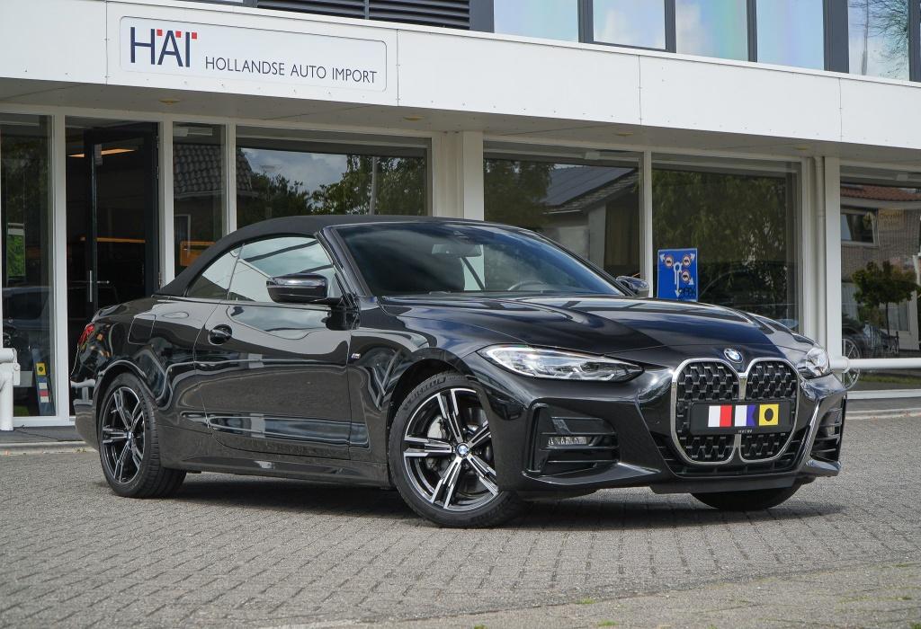 BMW 4 Serie Cabrio 430i M-Sport I Aut. I Live Cockpit I, Auto's, Automaat, 1998 cc, Gebruikt, Zwart