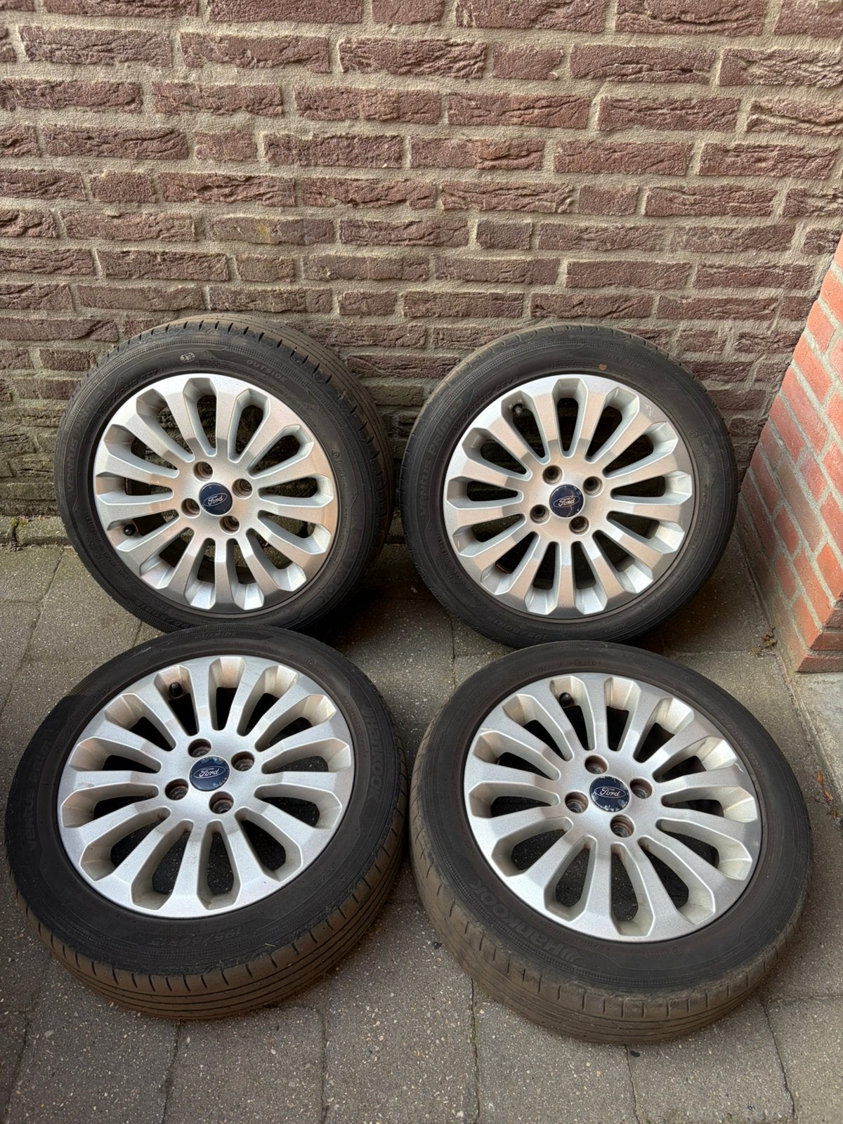 Ford ka lm velgen orgineel ‘15 inc hankook zomerbanden, Auto-onderdelen, Ophalen, 15 inch, Velg(en), 195 mm