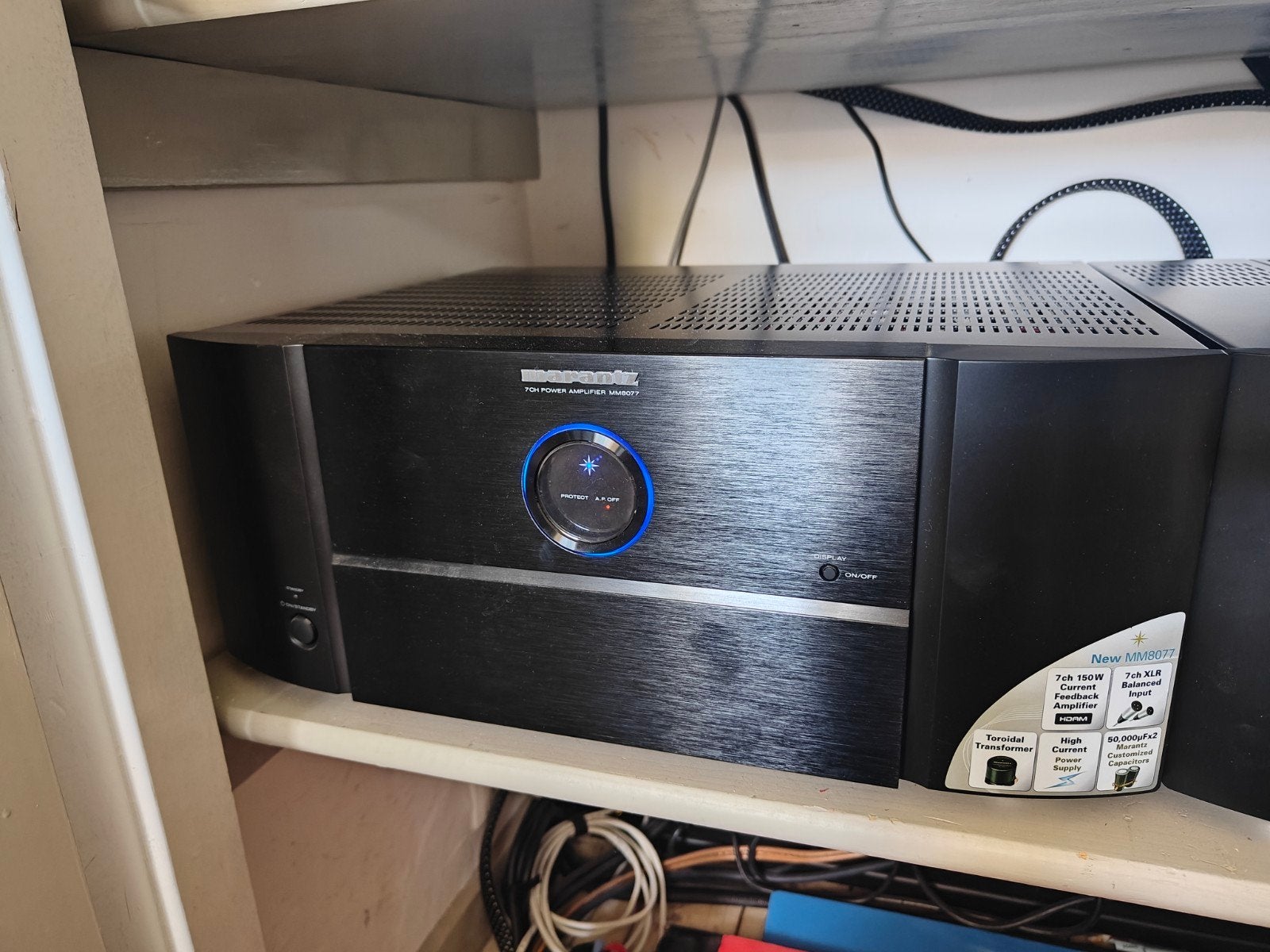 Marantz MM8077 7-kanaals eindversterker, Gebruikt, 120 watt of meer, Ophalen, Marantz