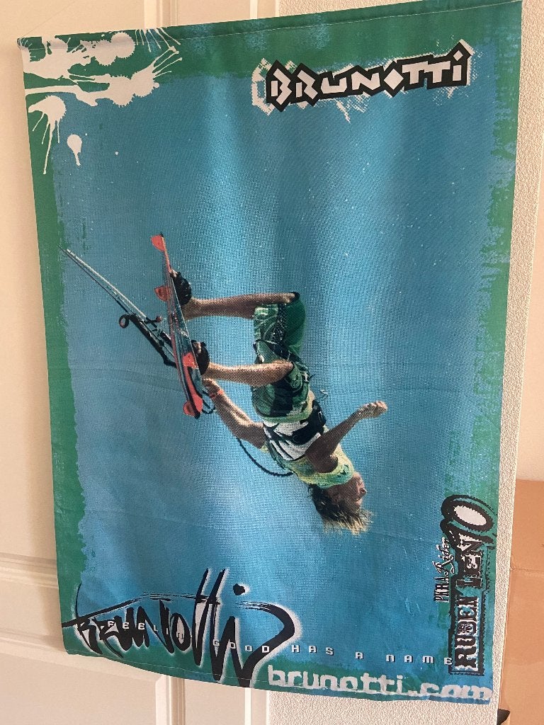 Ruben Lenten Len10 Brunotti kitesurfen vlag/doek, Watersport en Boten, Kitesurfen, Geen board, Ophalen of Verzenden, Zo goed als nieuw