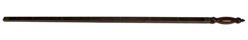 820. Houten meetstok met messing beslag, 19e eeuw, Ophalen of Verzenden