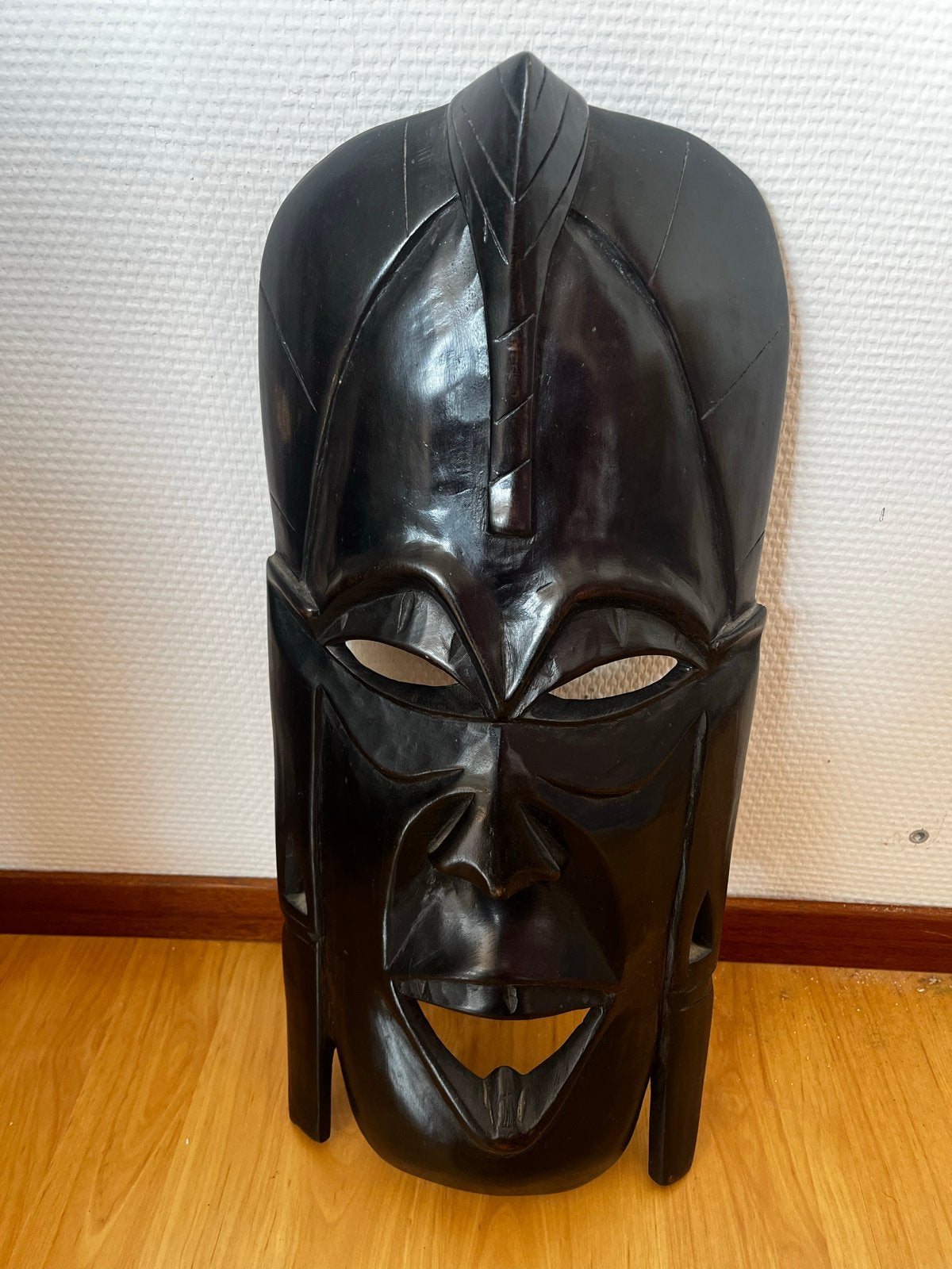 Handgesneden Afrikaans masker - Houtsnijwerk uit Kenia, Ophalen