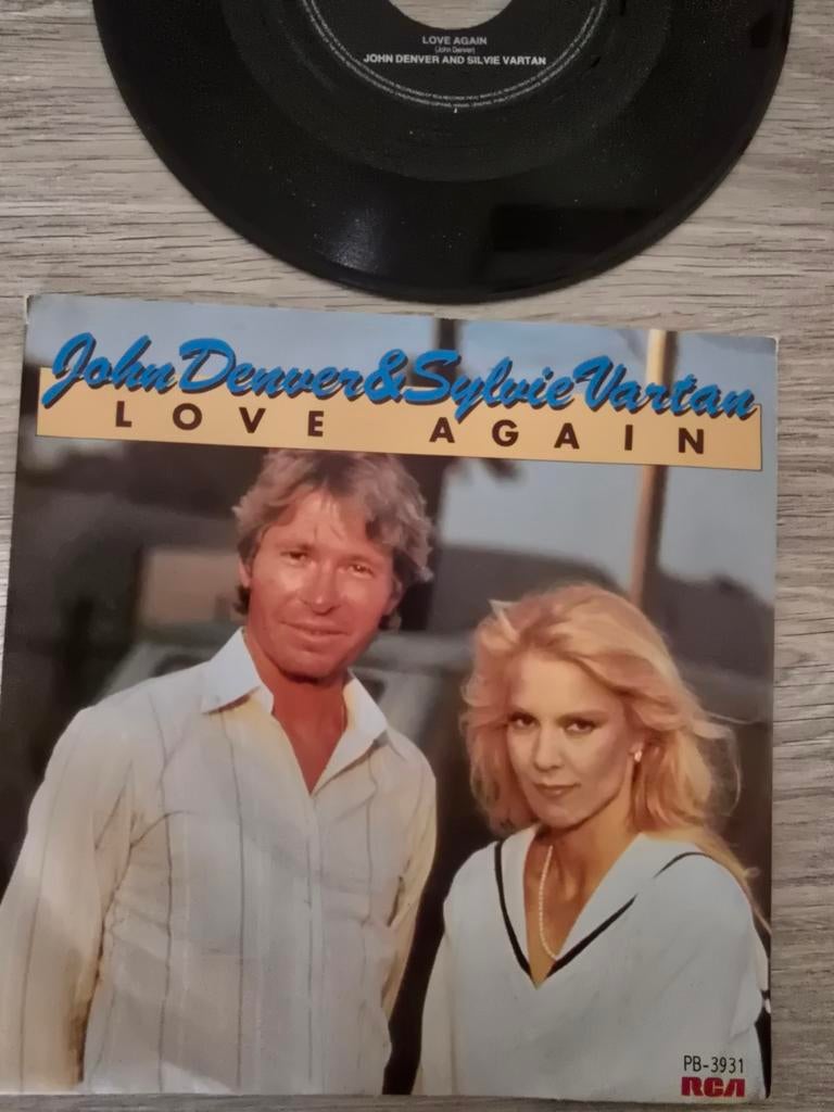 John Denvet& Sylvie Vartan/ love again, Ophalen of Verzenden, Gebruikt, Pop