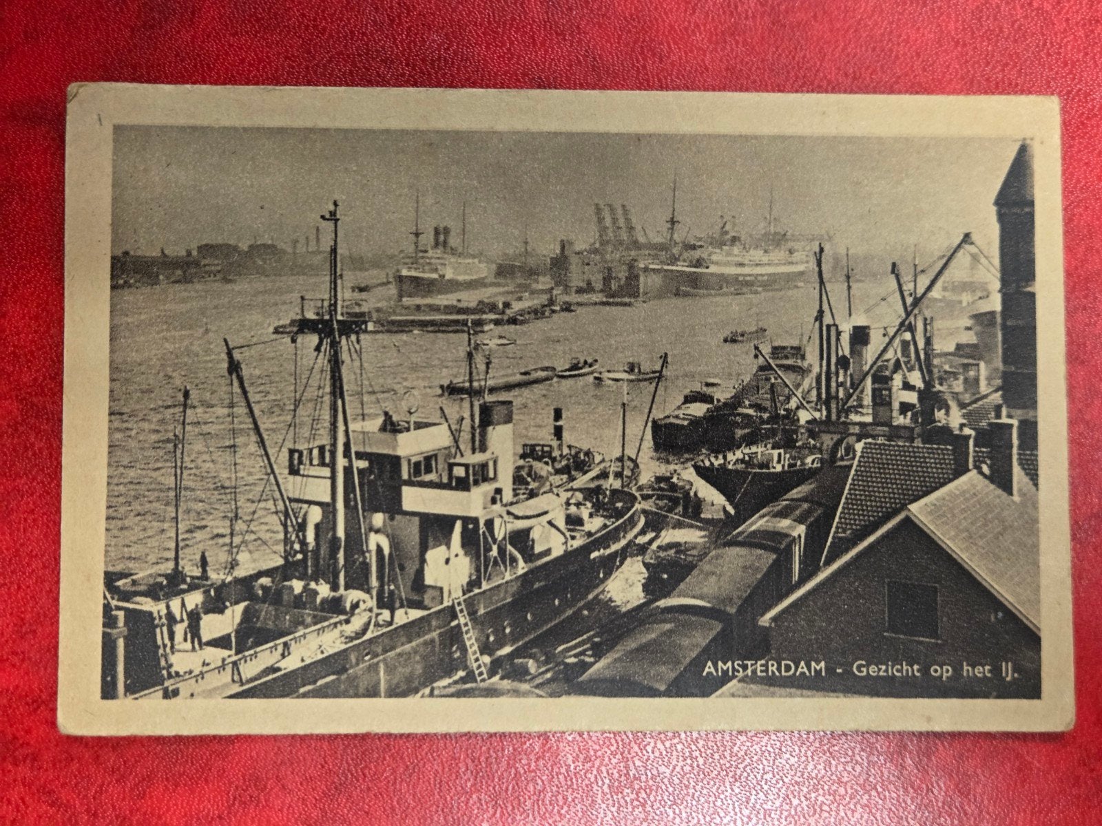 Amsterdam Gezicht op het IJ, Ophalen of Verzenden, 1940 tot 1960, Noord-Holland