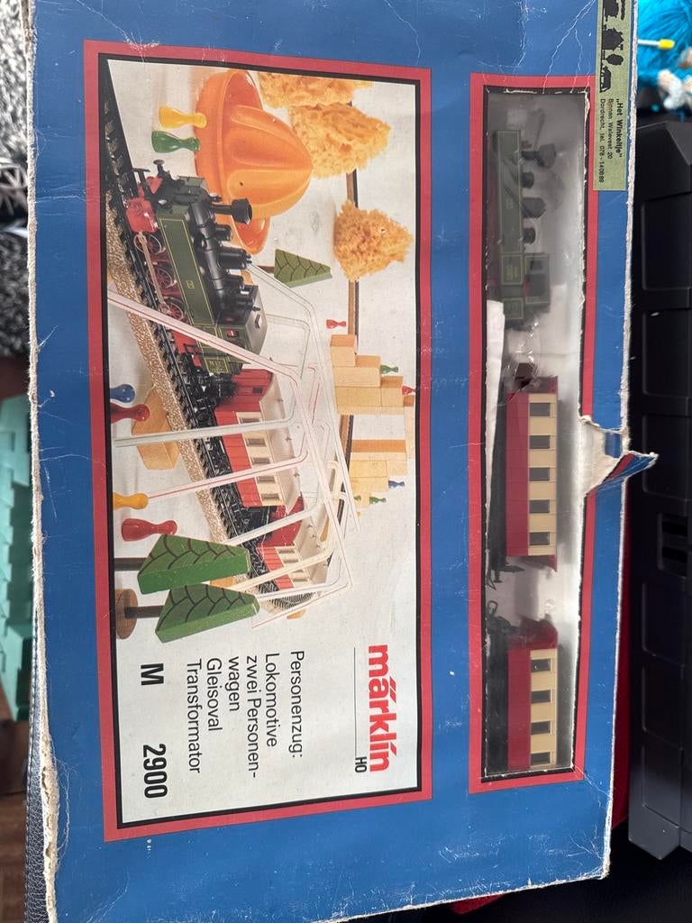 Märklin Treinset H0 2900 - Personentrein met toebehoren, Hobby en Vrije tijd, Wisselstroom, Ophalen of Verzenden, Analoog, Märklin