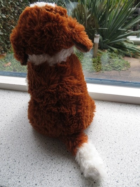 Hond met hondje merk TAKE ME HOME meet ca 30 cm en 14 cm, Zo goed als nieuw, Middelgroot (20 tot 80 cm), Met label, Hond