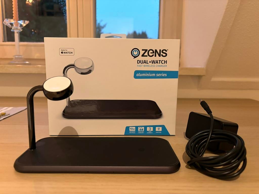 Dual watch fast wireless charger, Ophalen of Verzenden, Zo goed als nieuw