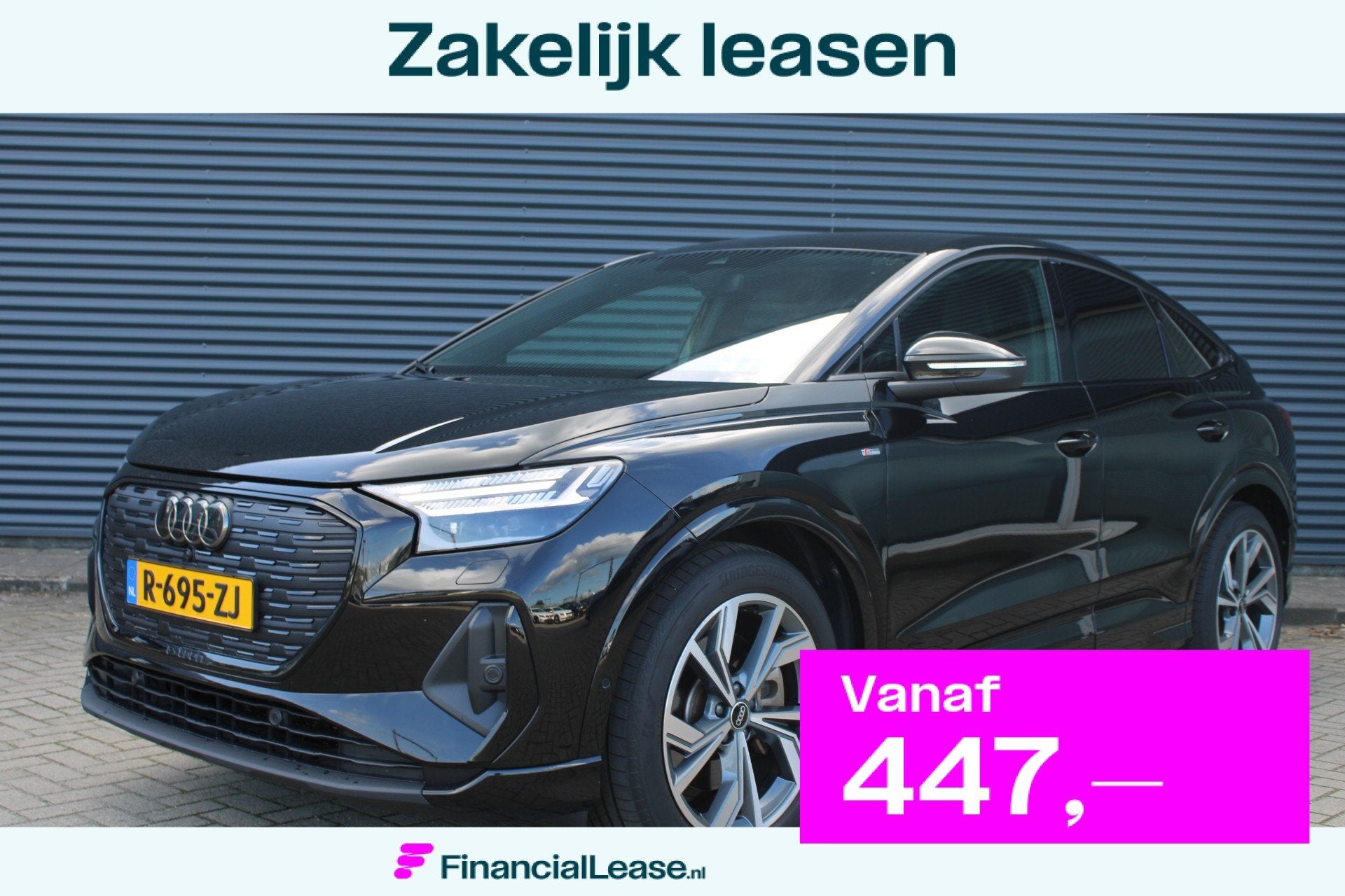 Audi Q4 Sportback e-tron 40 S-Line 77 kWh Camera Sonos Adapt, Automaat, 12 maanden, Gebruikt, 495 min