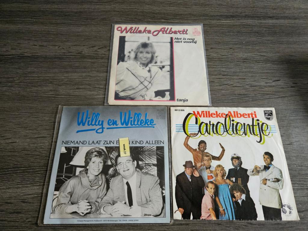 Willeke Alberti & Willy en Willeke singles - Goede staat, Gebruikt, 7 inch, Single, 1970 - 1979