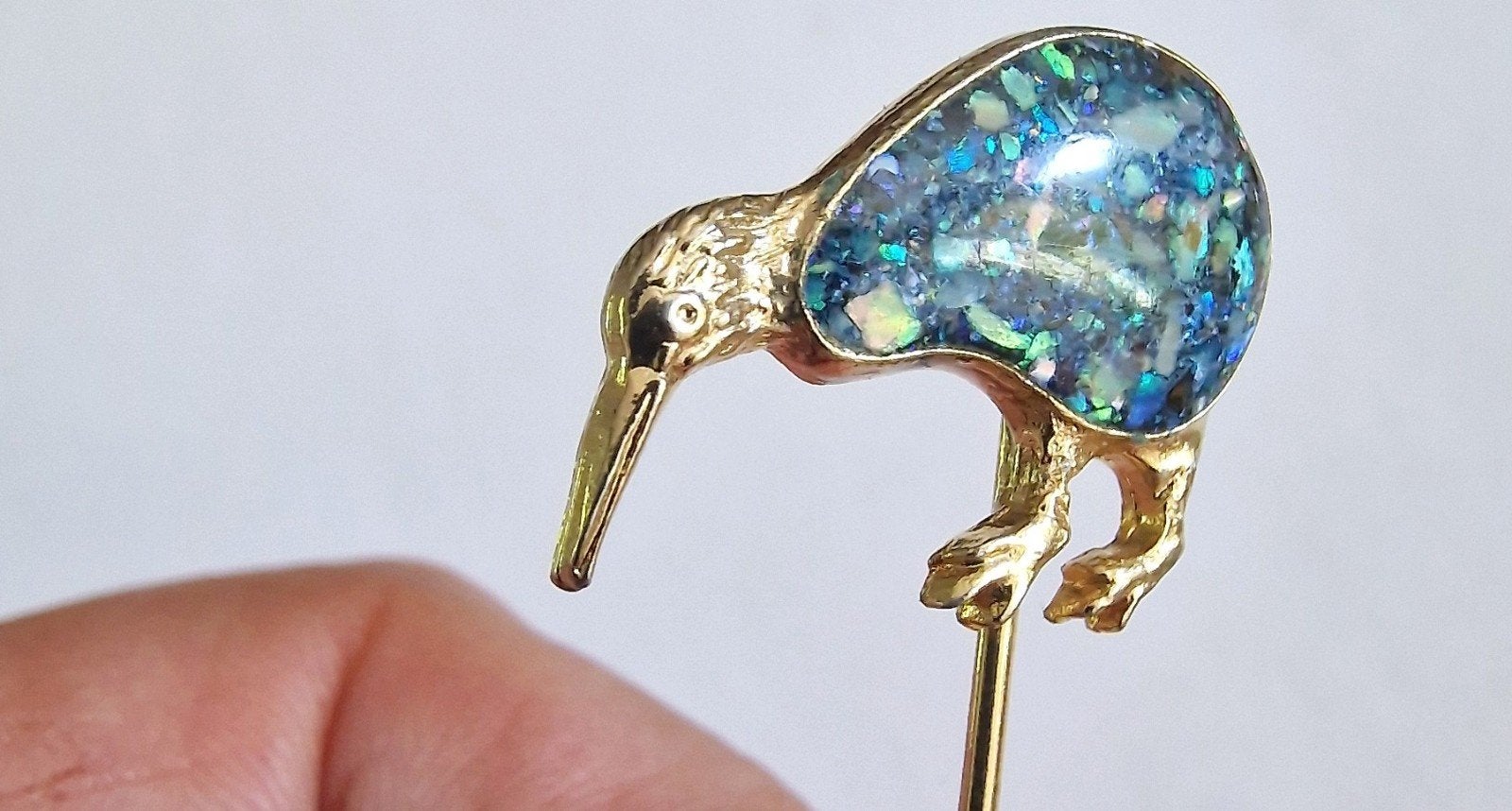 vintage dasspeld/stickpin, Ophalen of Verzenden, Overige materialen