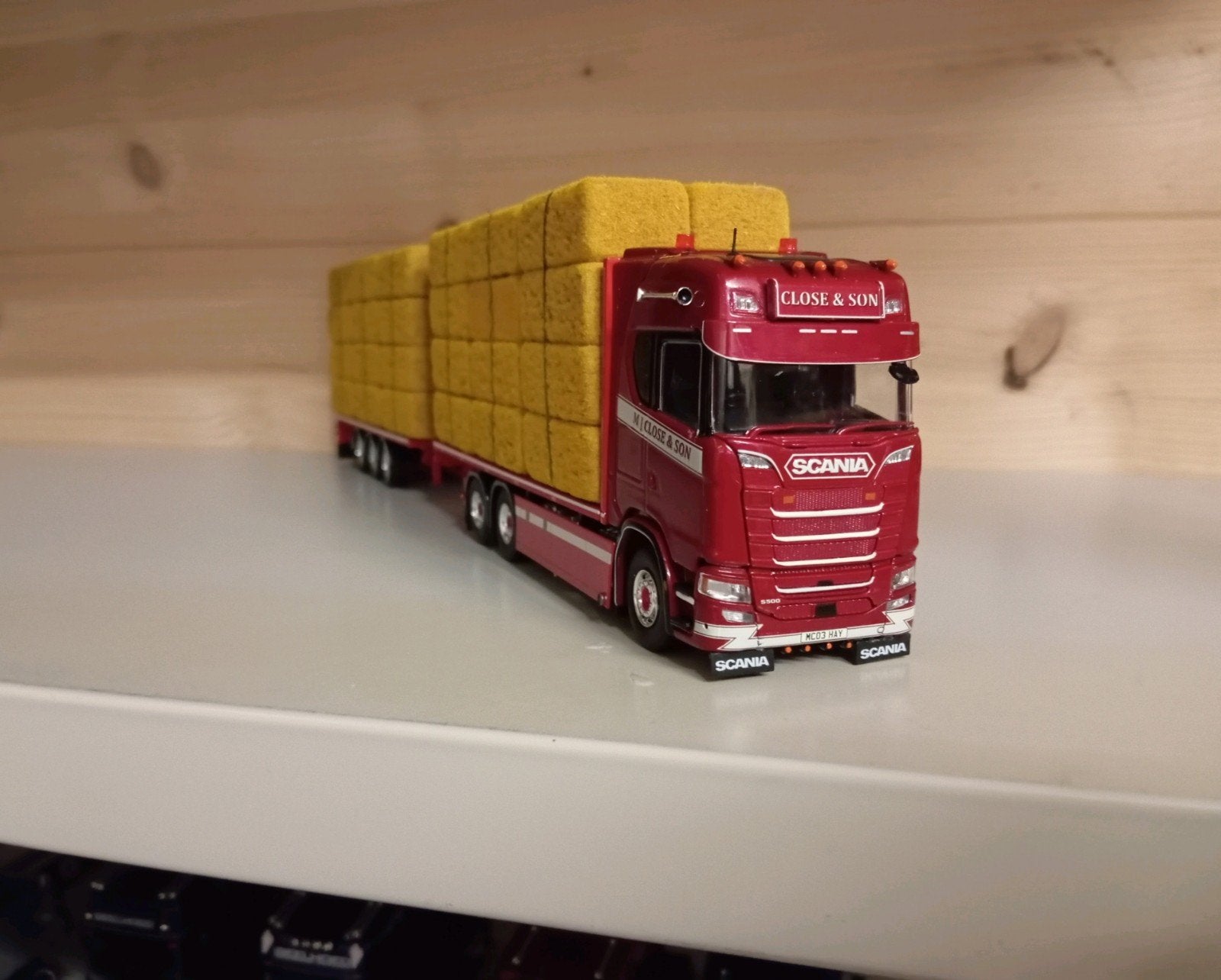 Scania NGS S500 Close & Son combinatie Tekno, Ophalen of Verzenden, Nieuw, Bus of Vrachtwagen, Tekno