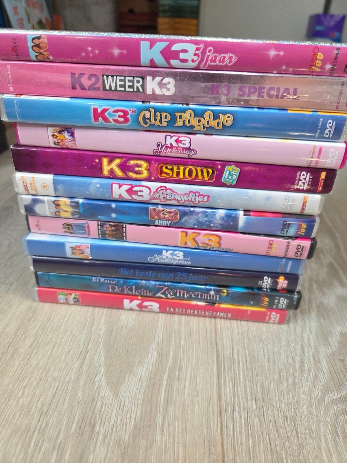K3 - 12x dvd, Alle leeftijden, Ophalen of Verzenden, Zo goed als nieuw