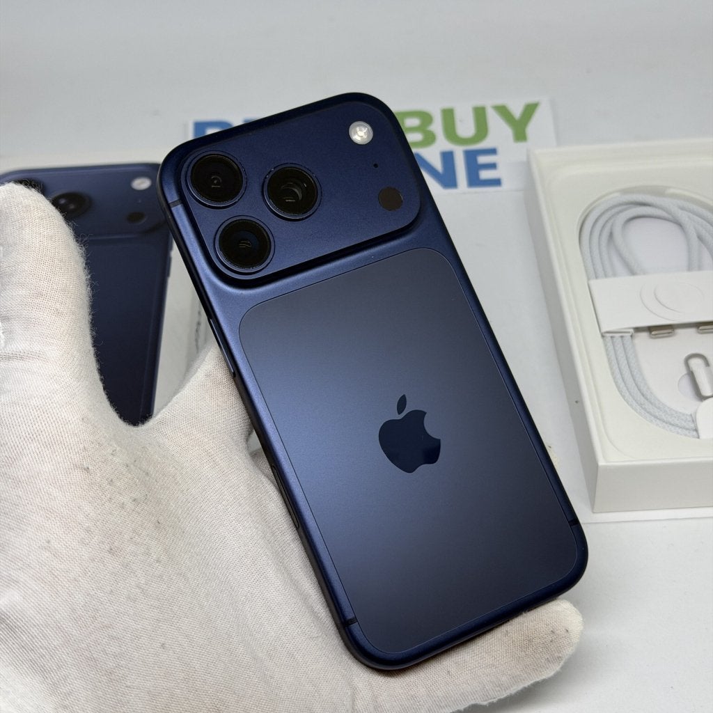 iPhone 17 Pro 256GB blauw /krasvrij glas /93% batt /garantie, 256 GB, Apple, Zonder simlock, Zonder abonnement