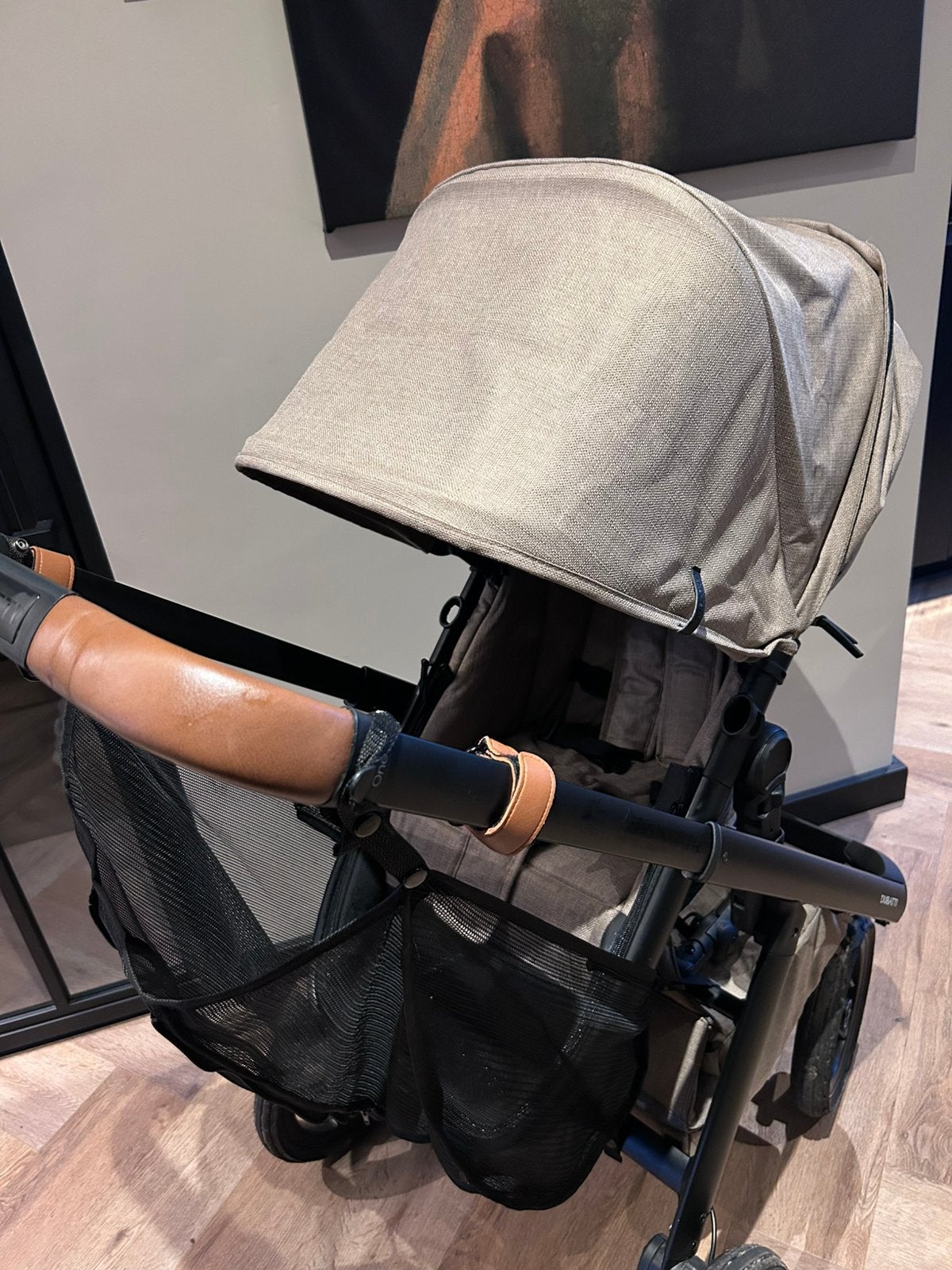 Dubatti one 2 in 1 kinderwagen - bruin, Ophalen, Zo goed als nieuw, Regenhoes