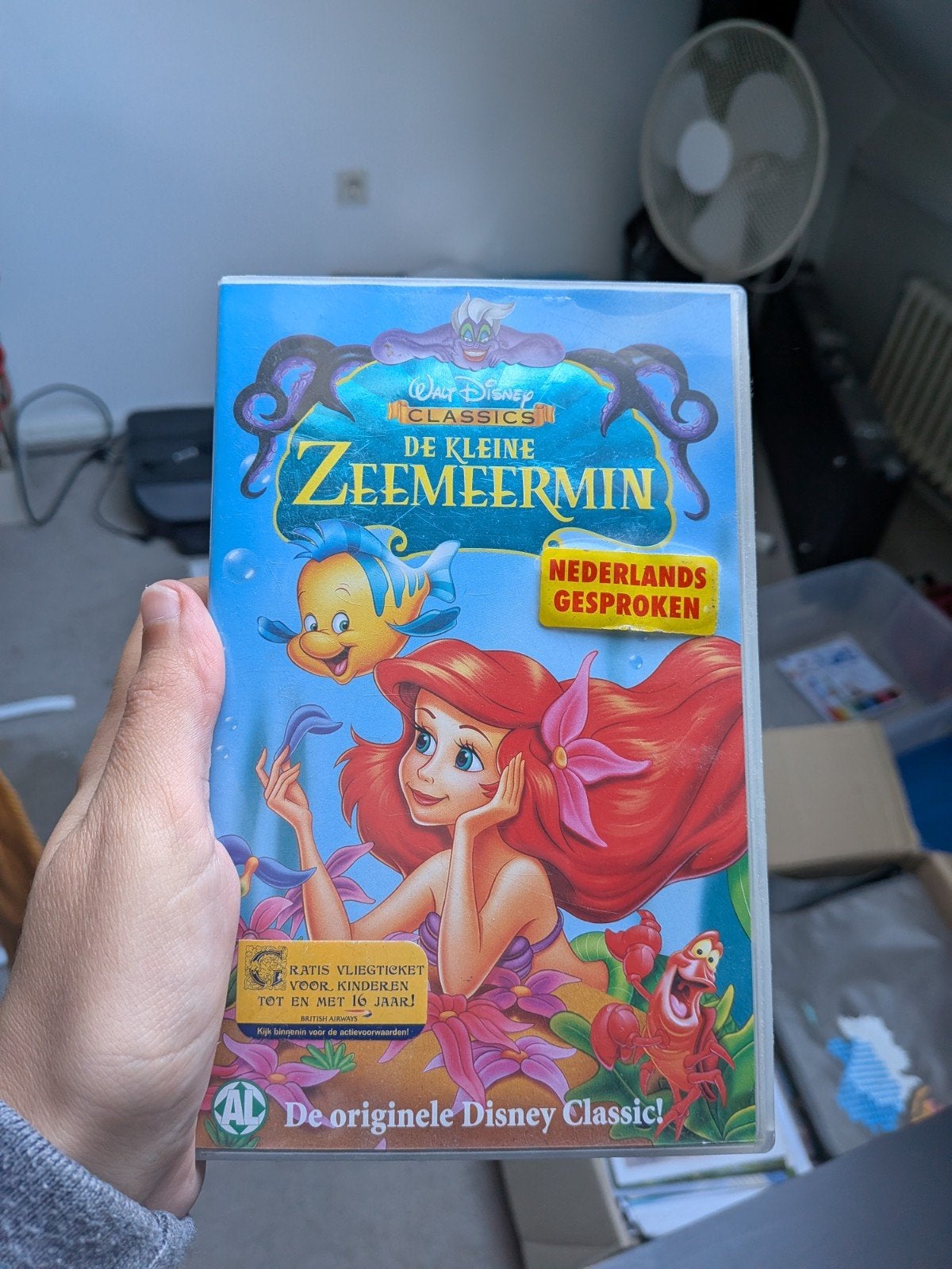 De Kleine Zeemeermin VHS - video band Disney Classi, Cd's en Dvd's, Gebruikt, Tekenfilm, Alle leeftijden, VHS