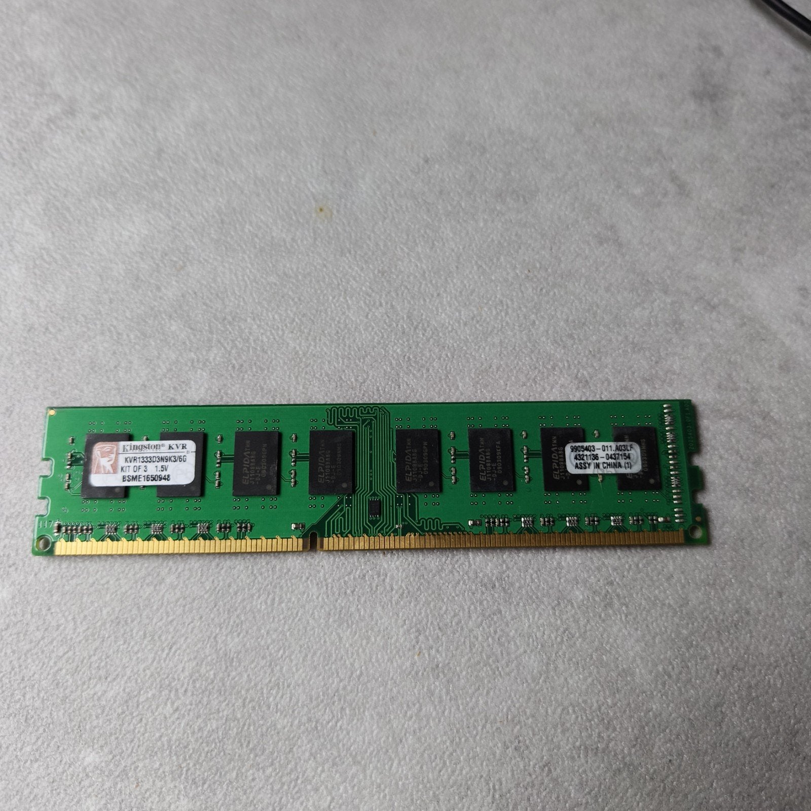 Ddr3 4gb kingston, Ophalen of Verzenden, Zo goed als nieuw, DDR3, Desktop