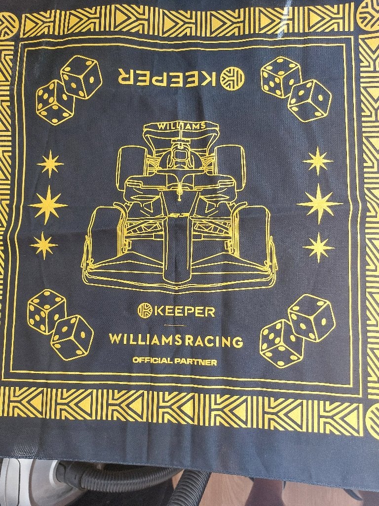 F1 doek Williams., Ophalen of Verzenden, Nieuw, Overige sporten, Vaantje of Sjaal