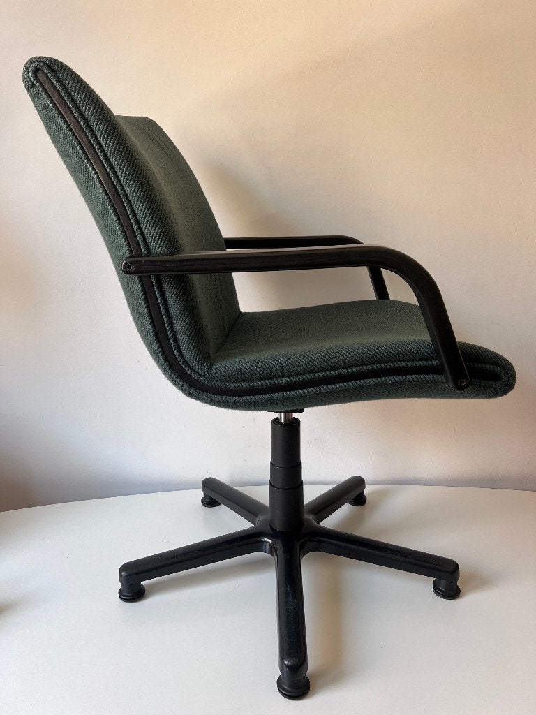 Vintage ARTIFORT Bureaustoel Geoffrey Harcourt, Gebruikt, Zwart, Ophalen of Verzenden, Artifort