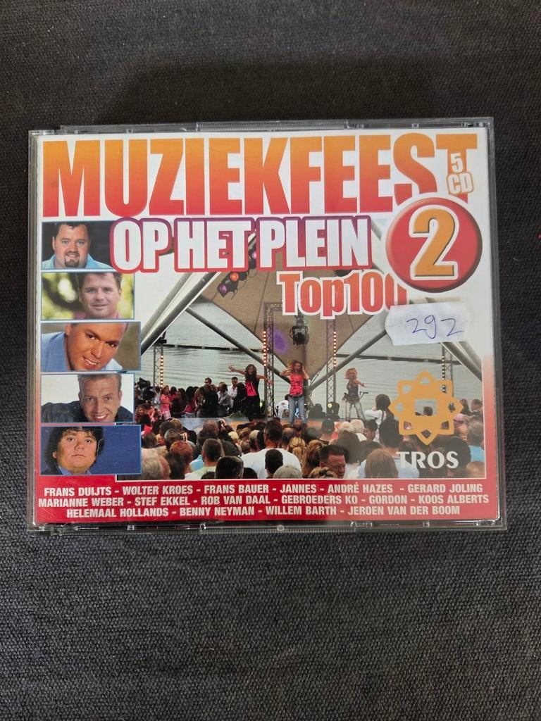 Muziekfeest Op Het Plein 2 Top 100 - 5 CD Boxset, Ophalen of Verzenden, Gebruikt, Levenslied of Smartlap