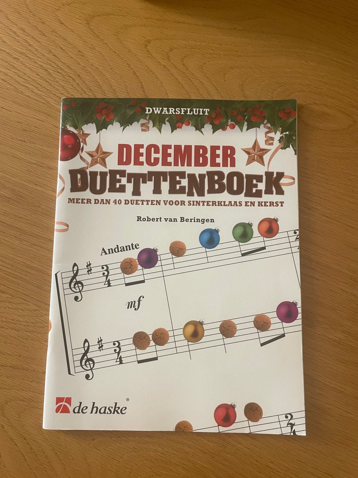 Dwarsfluit December Duettenboek - Sinterklaas & Kerst, Muziek en Instrumenten, Bladmuziek, Overige genres, Dwarsfluit of Piccolo