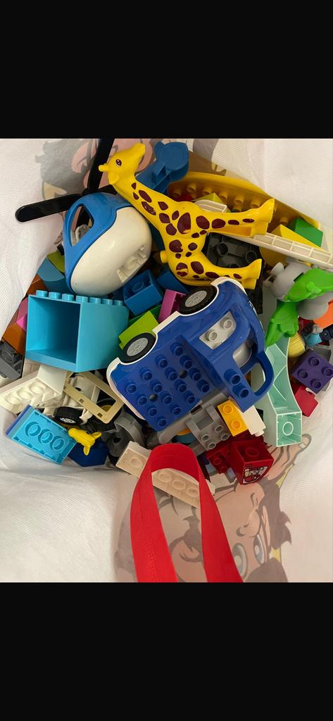 Zak Duplo blokken en figuren, Ophalen of Verzenden, Gebruikt, Losse stenen, Duplo