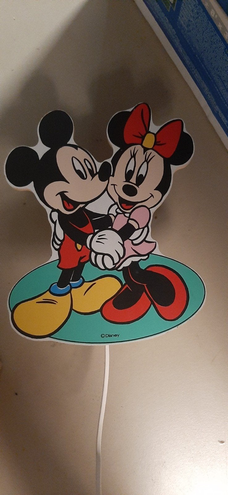 Mickey en Minnie Mouse slaapkamer lampje, Ophalen of Verzenden