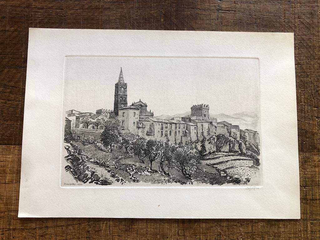 Oude ets, Antiek en Kunst, Kunst | Etsen en Gravures, Ophalen of Verzenden