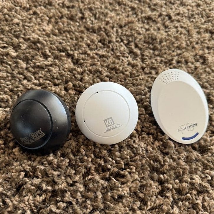 Set van 3 ultrasone ongediertebestrijders voor stopcontact, Tuin en Terras, Bestrijdingsmiddelen, Verzenden, Gebruikt, Ongediertebestrijding