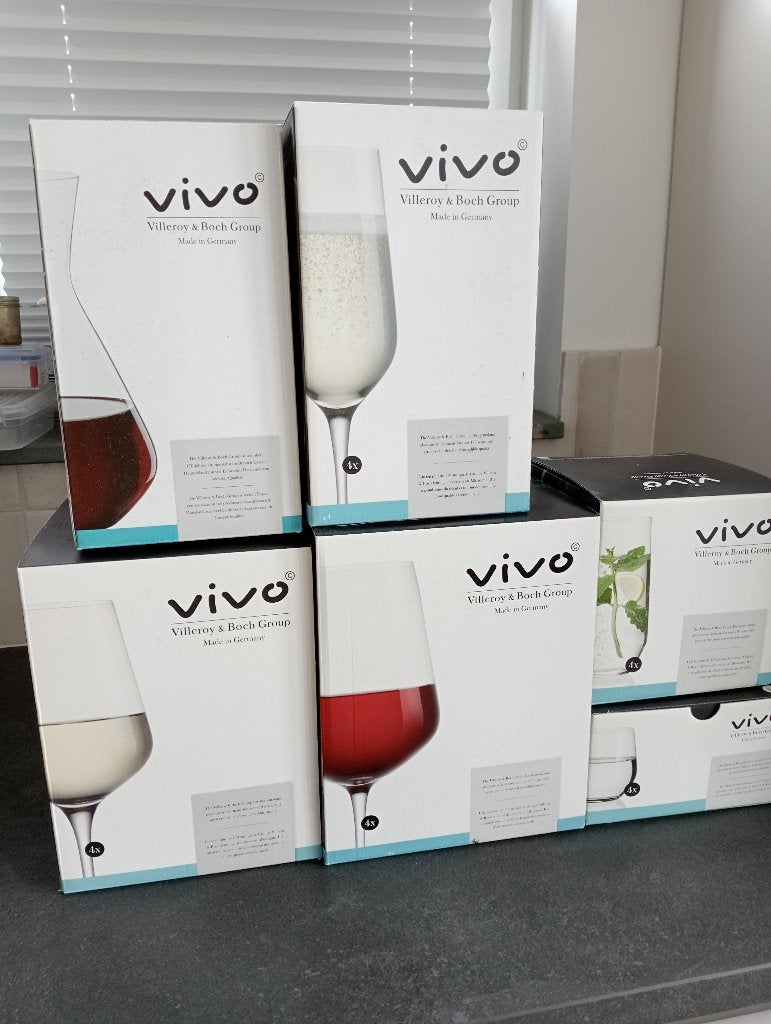Villeroy & Boch - Vivo diverse glazensets, Ophalen, Glas of Glazen, Vivo, Klassiek