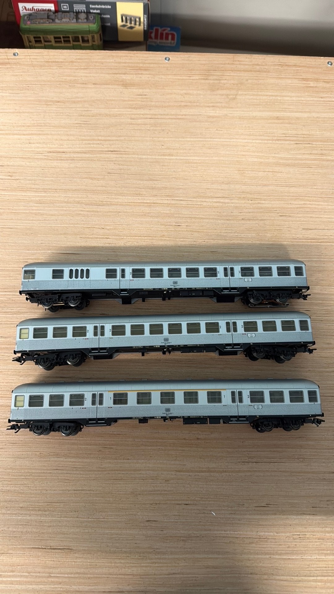 Marklin 3 stuks silberlinge rijtuigen uit startset 29720, Wisselstroom, Wagon, Ophalen of Verzenden, Zo goed als nieuw