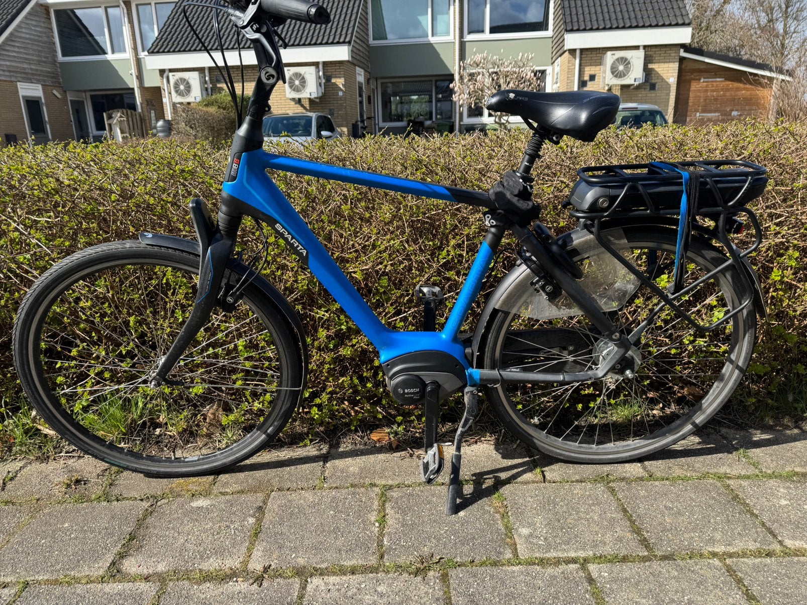 Blauwe sparta m8B active, Fietsen en Brommers, Elektrische fietsen, Ophalen, Sparta, Gebruikt, 50 km per accu of meer