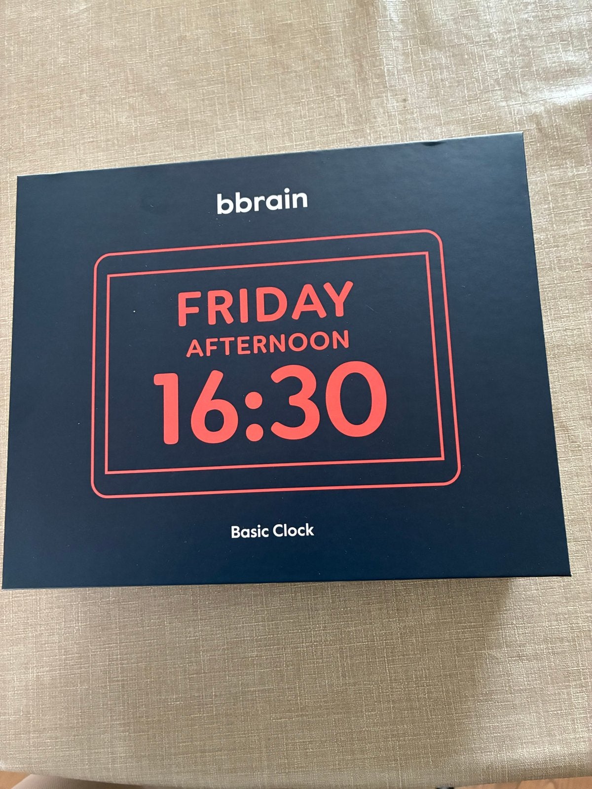 BBrain Basic Klok - Digitaal en Analoog, Huis en Inrichting, Woonaccessoires | Klokken, Zo goed als nieuw, Wekker of Tafelklok