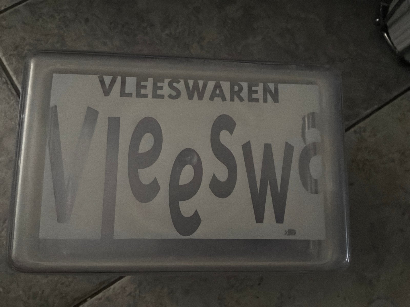 Vleeswaren bewaardoos - stapelbaar, Ophalen, Gebruikt, Kunststof, Voorraadpot