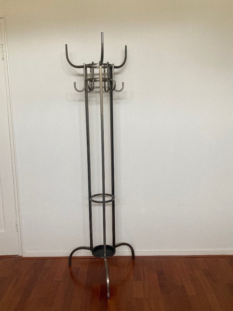 Vintage Ikea - staande kapstuk met parapluhouder, Ophalen, Zo goed als nieuw, Metaal, Staande kapstok