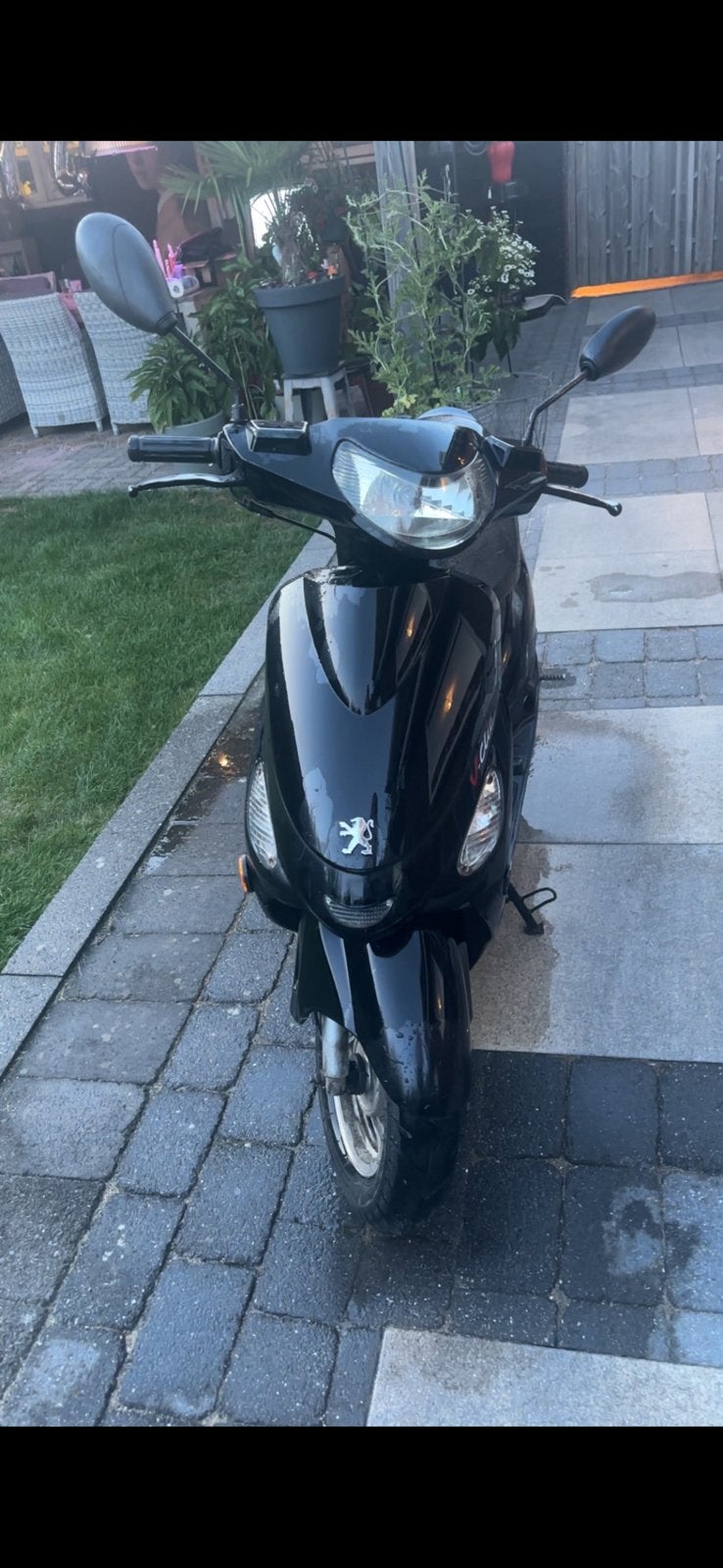 Peugeot v clic 50cc 4T scooter-zwart, Overige modellen, Ophalen of Verzenden, Zo goed als nieuw, Benzine