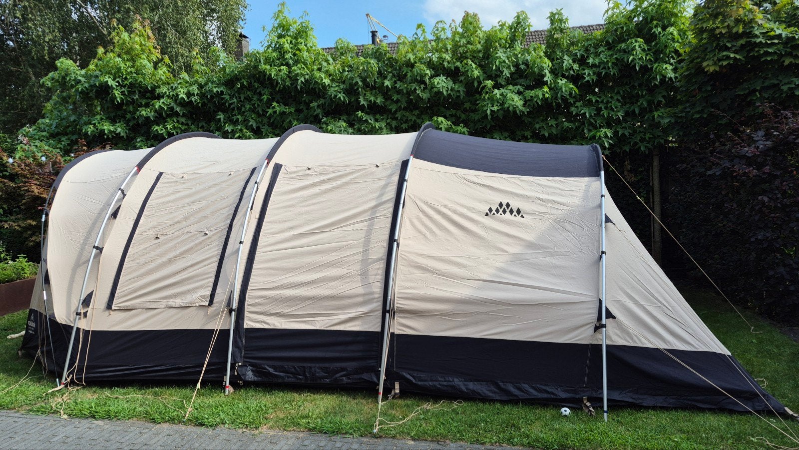 Obelink Manitoba 6TC 6-persoons tunneltent katoen, Caravans en Kamperen, Ophalen of Verzenden, Gebruikt, Tot en met 6