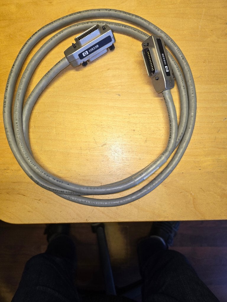 HP 10833D GPIB-kabel voor computers en testapparatuur, Verzamelen, Ophalen of Verzenden, Computers en Rekenmachines