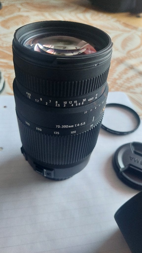 SIGMA Zoomlens 70- 300 mms voor CANON EF-S, Gebruikt, Sigma, 300 mm, Canon EF-S