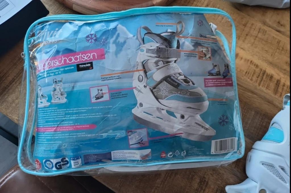 Crivit kinderschaatsen verstelbaar maat 29-33, Sport en Fitness, Schaatsen, Ophalen of Verzenden, Zo goed als nieuw, IJshockeyschaatsen