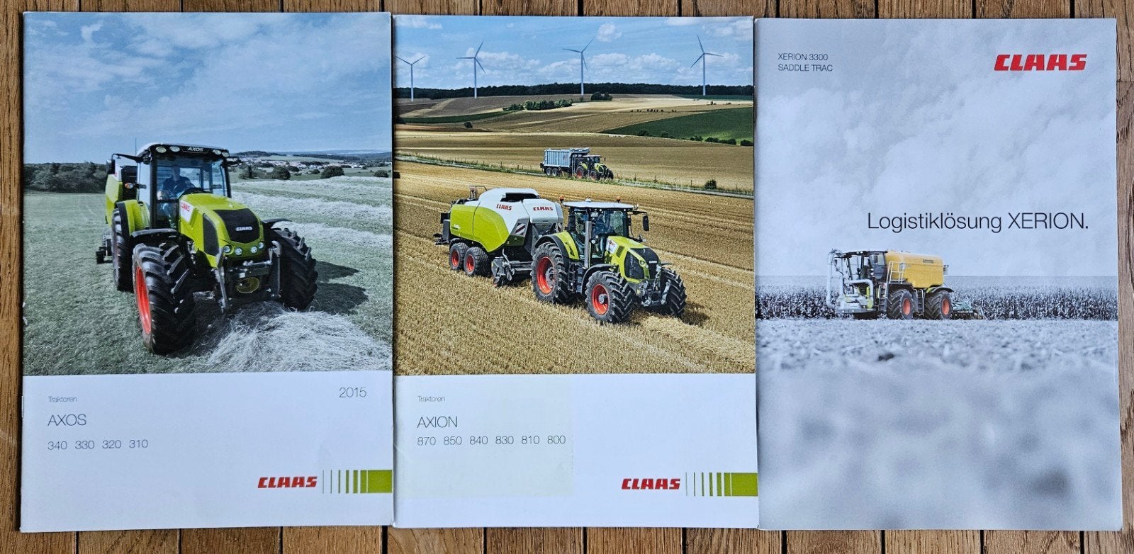 Partij Claas folders, Ophalen of Verzenden, Zo goed als nieuw, Folder