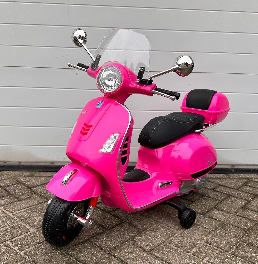 Vespa GTS Super 12v scooter wit Leer - MP3 - AUX - VERLICHT, Nieuw